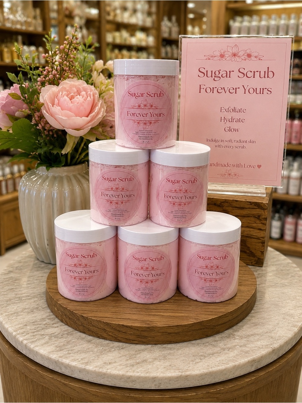 Forever Yours Body Sugar Scrub. 8oz